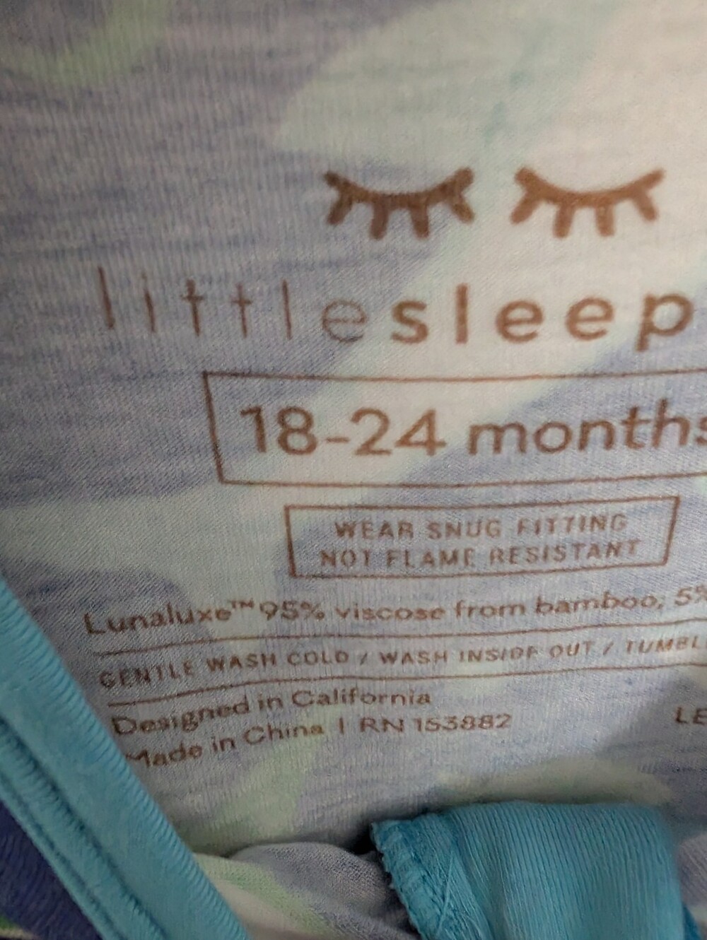 Little Sleepies Rad Reef 18-24mo Zippy - Picture 2 of 3